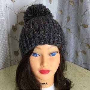 Lucky Brand Pom Pom Beanie Hat